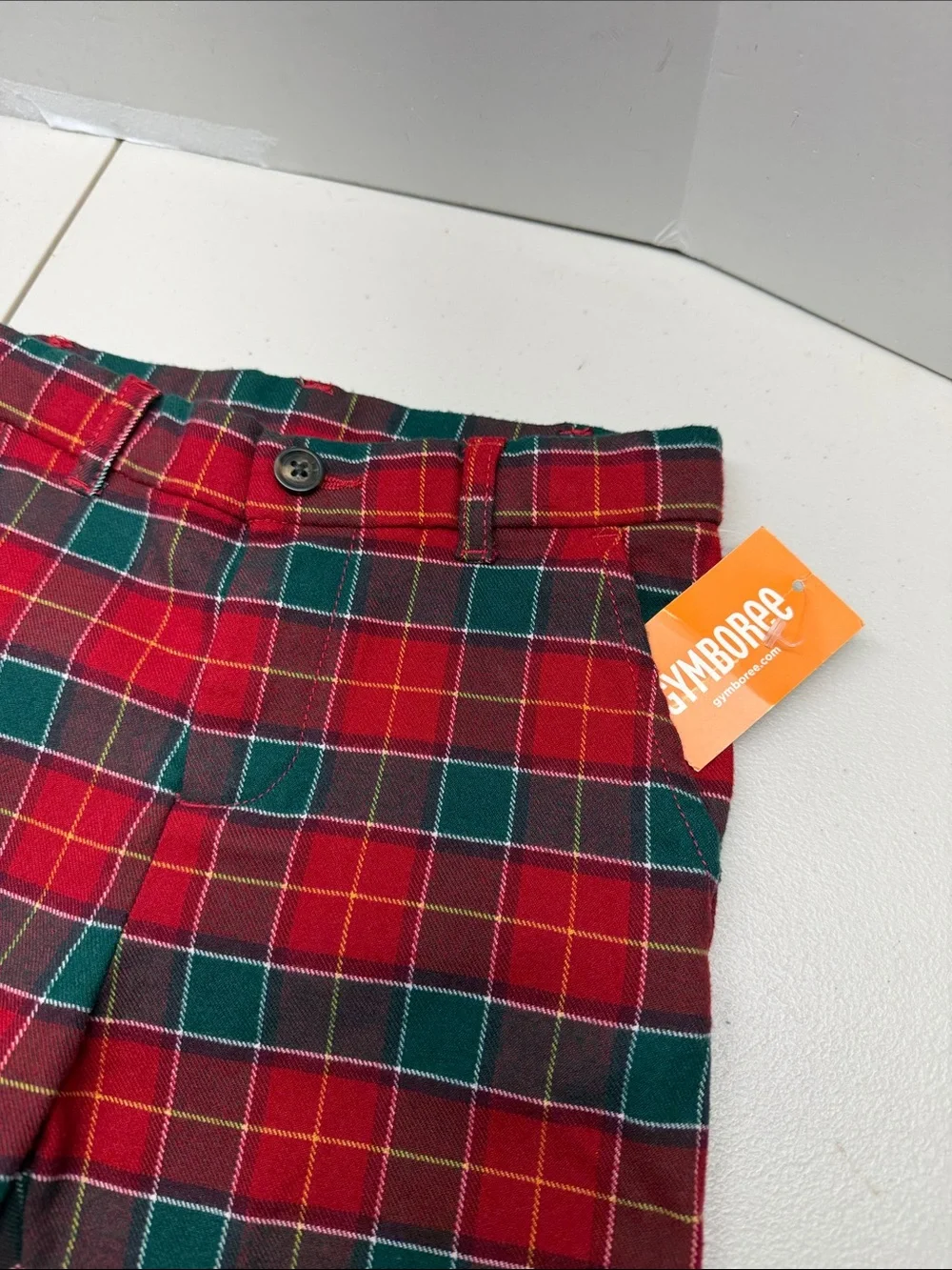 Gymboree festive plaid